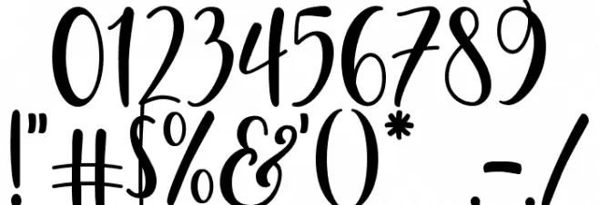 Britany Queens Font OTHER CHARS