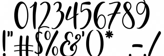 Britany Queens Font OTHER CHARS