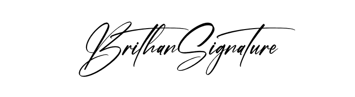 Brithan Signature Free Fonts Download