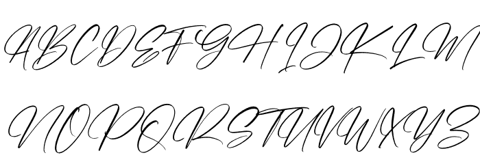 Brithan Signature Fuentes MAYÚSCULAS