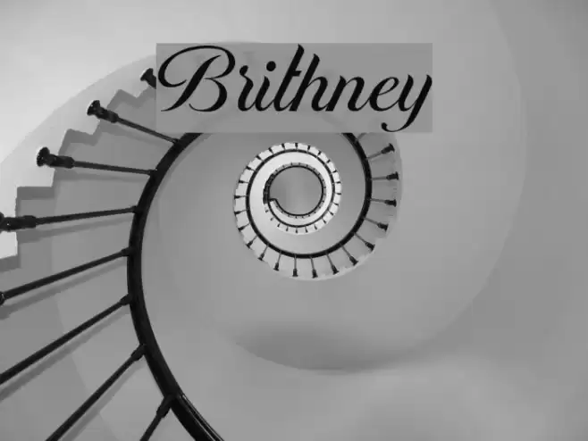 Brithney Font examples