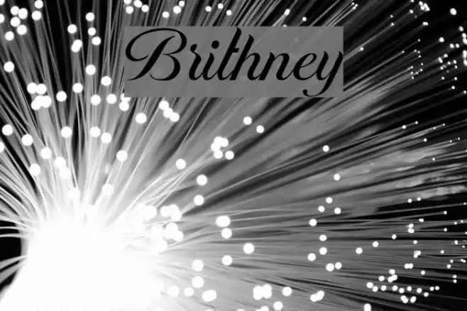 Brithney Font examples