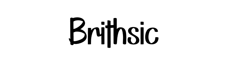 Brithsic  les polices de caractères gratuit tlcharger