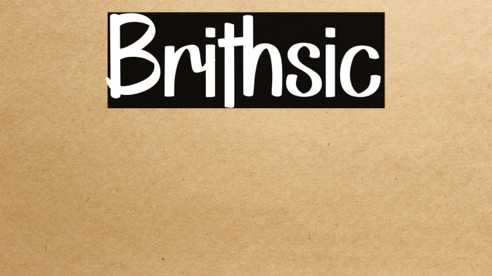 Brithsic Example 3