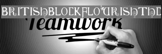 British-Block-Flourish--10th-c- Font examples