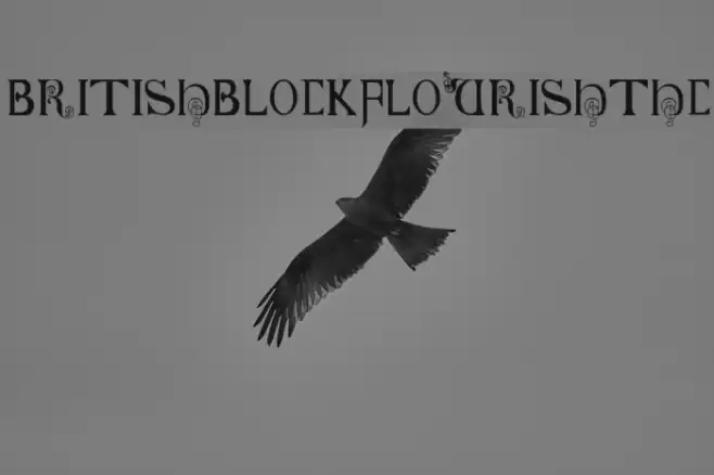 British-Block-Flourish--10th-c- Font examples