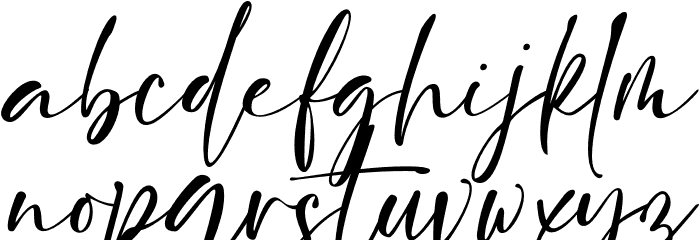 British Castilla Font LOWERCASE
