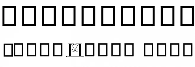 British Museum, 14th c. Font OTHER CHARS