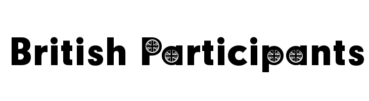 British Participants  baixar fontes gratis