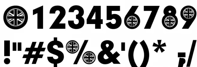 British Participants Font OTHER CHARS