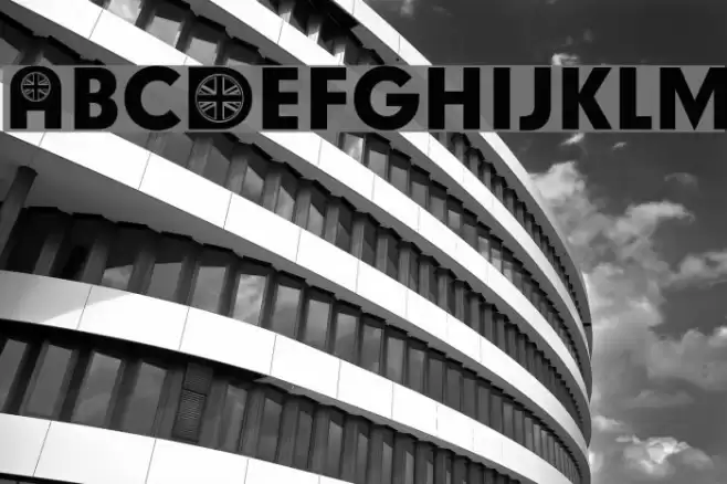 British Participants Font examples