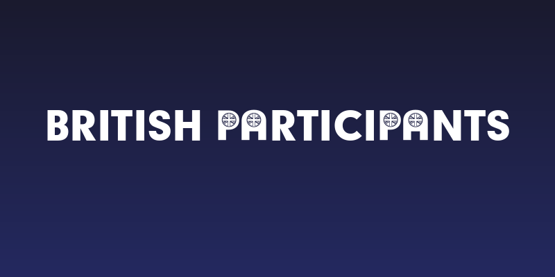 British Participants Social Header
