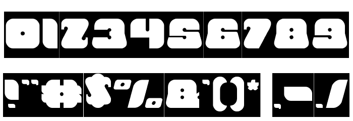 British Pop Music-Inverse Font OTHER CHARS