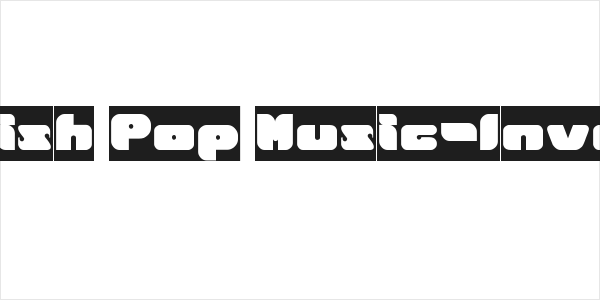 British Pop Music-Inverse Logo