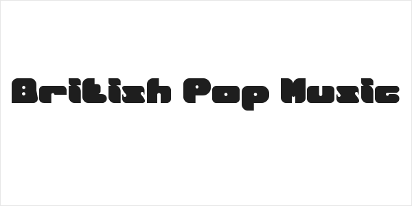 British Pop Music Logo