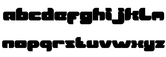 British Pop Music Font LOWERCASE