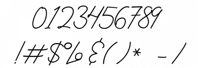 British State Regular Font OTHER CHARS