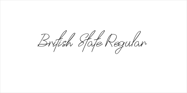 British State Regular Logo