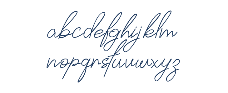 British State Regular Lowercase