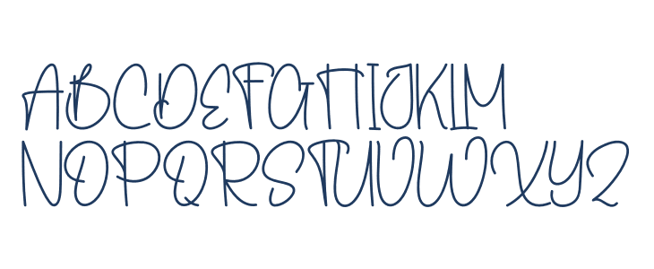 British Valentine Uppercase