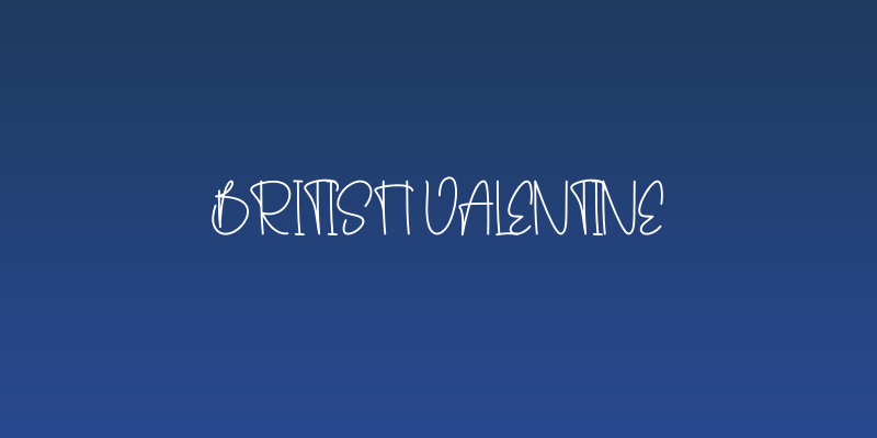 British Valentine Social Header