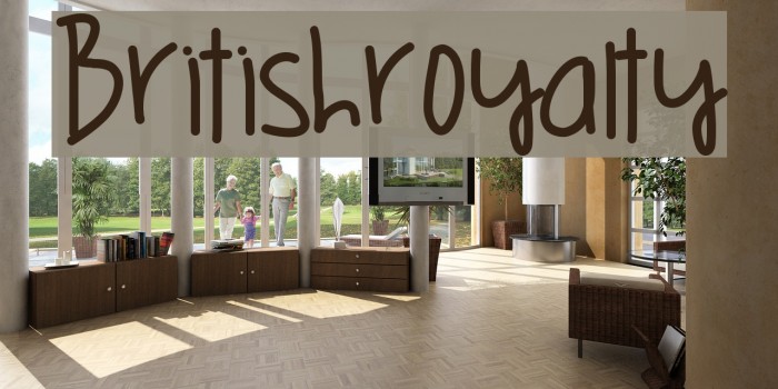 BritishRoyalty Font examples