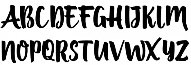 BritishScript Schriftart Groß
