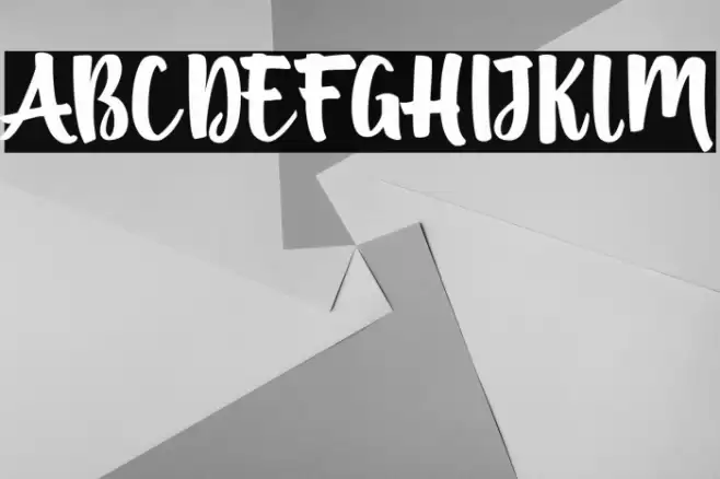 BritishScript Font examples