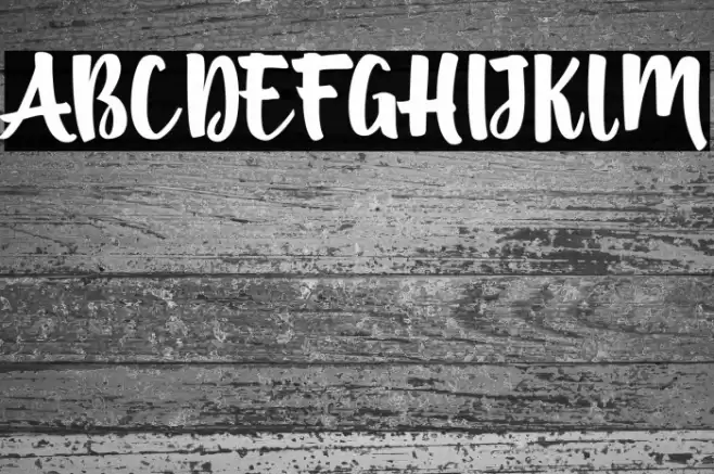 BritishScript Font examples