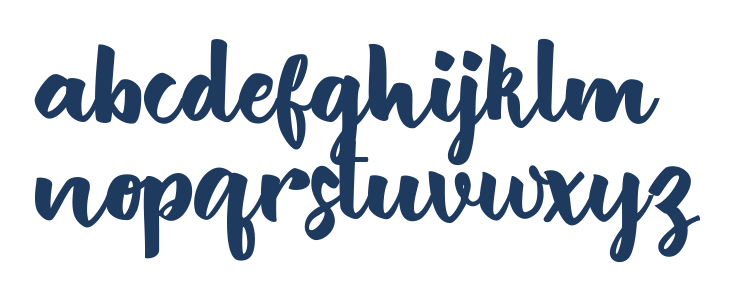 BritishScript Lowercase