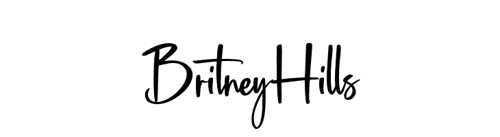 Britney Hills Font - FFonts.net