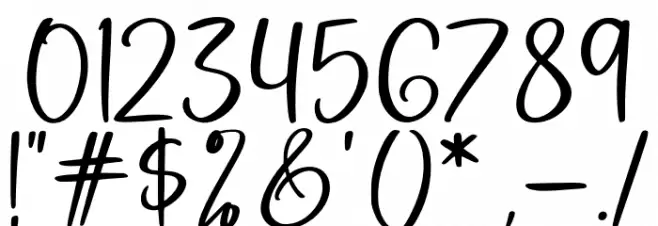 Britney Hills Font OTHER CHARS