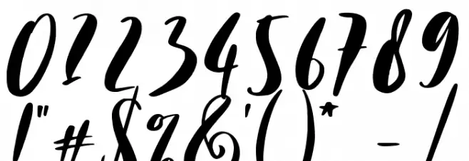 Britney Valentine Font OTHER CHARS