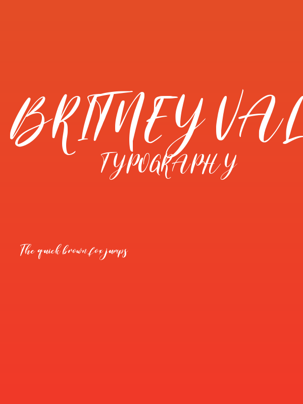 Britney Valentine Poster