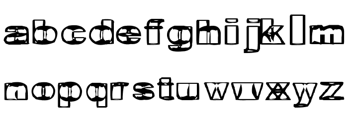 Britney in a Blender Font LOWERCASE
