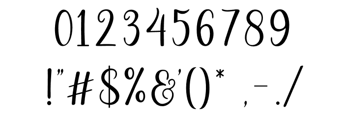 Britney Font OTHER CHARS