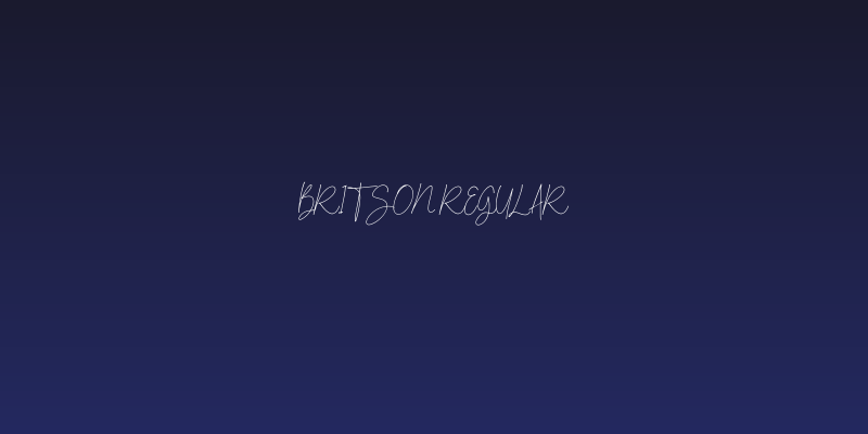 Britson Regular Social Header
