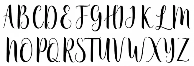 BrittaConnie Schriftart Groß