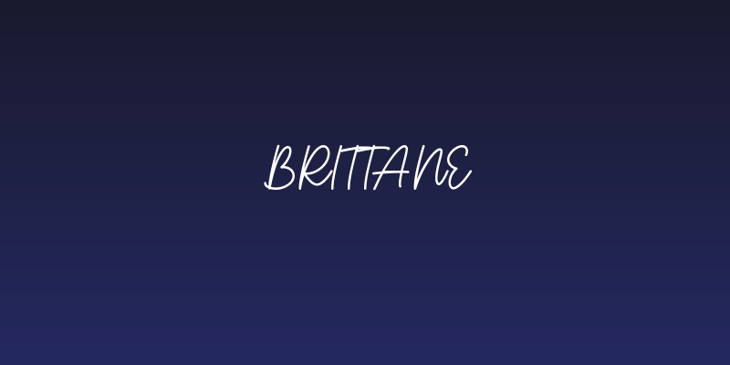 Brittane Social Header