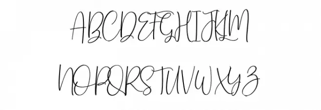 Brittaney Free Font OTHER CHARS