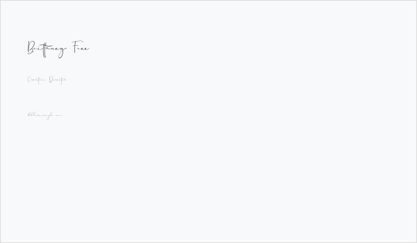 Brittaney Free Business Card