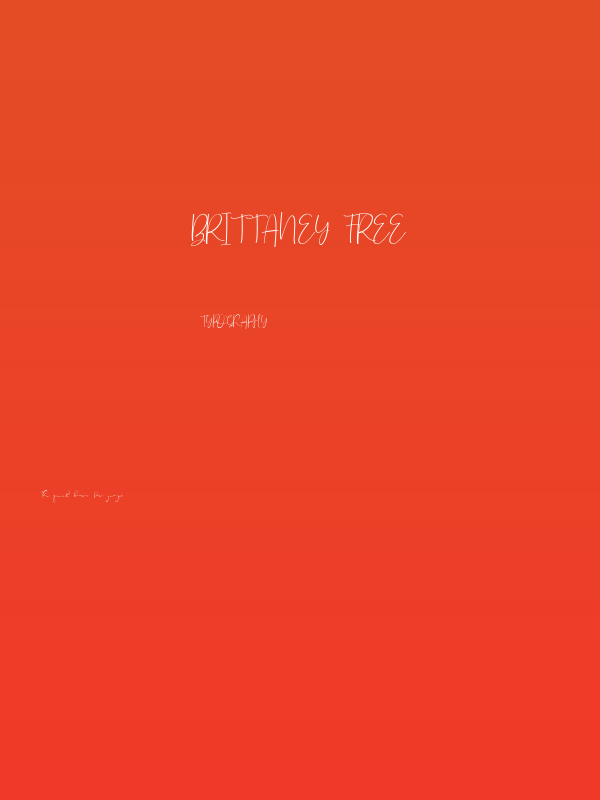 Brittaney Free Poster