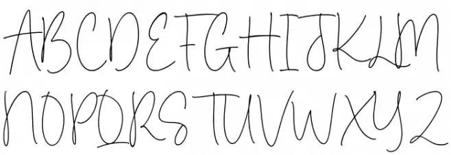 Brittaney Memories Font Litere mari