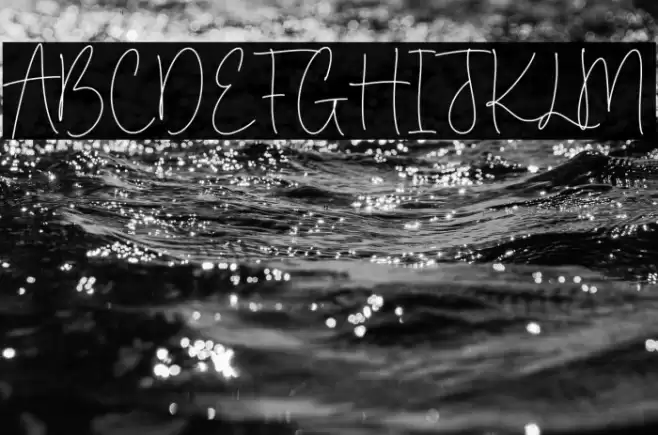 Brittaney Memories Font examples