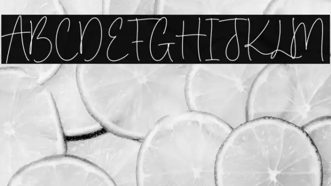 Brittaney Memories Font examples