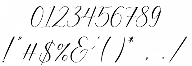 Brittania Font OTHER CHARS