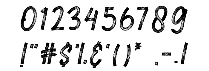 Brittanian Font OTHER CHARS