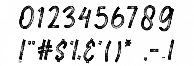 Brittanian Font OTHER CHARS