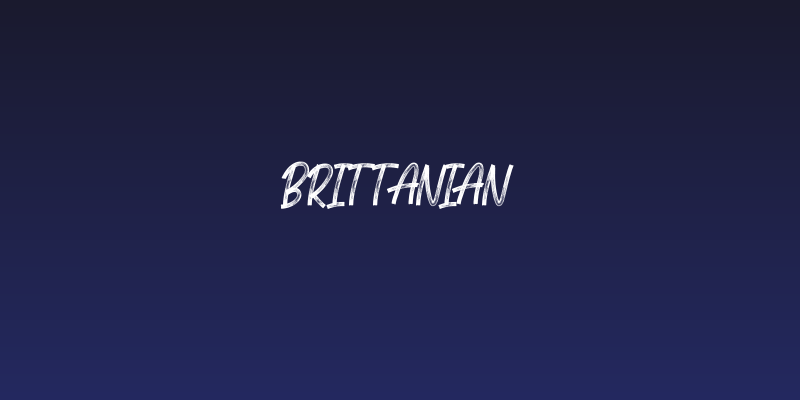 Brittanian Social Header