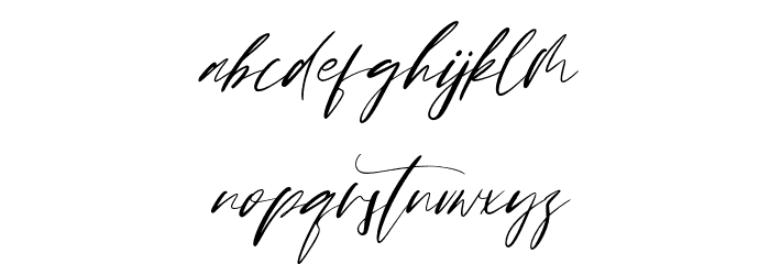 Brittany Angella Font LOWERCASE
